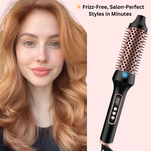 SilkFusion™ 3-in-1 Heated Styling Brush for Straightening, Curling & Volumizing