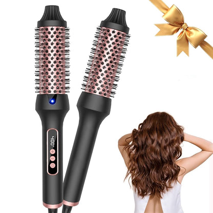SilkFusion™ 3-in-1 Heated Styling Brush for Straightening, Curling & Volumizing