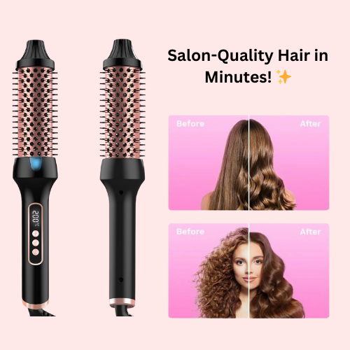 SilkFusion™ 3-in-1 Heated Styling Brush for Straightening, Curling & Volumizing