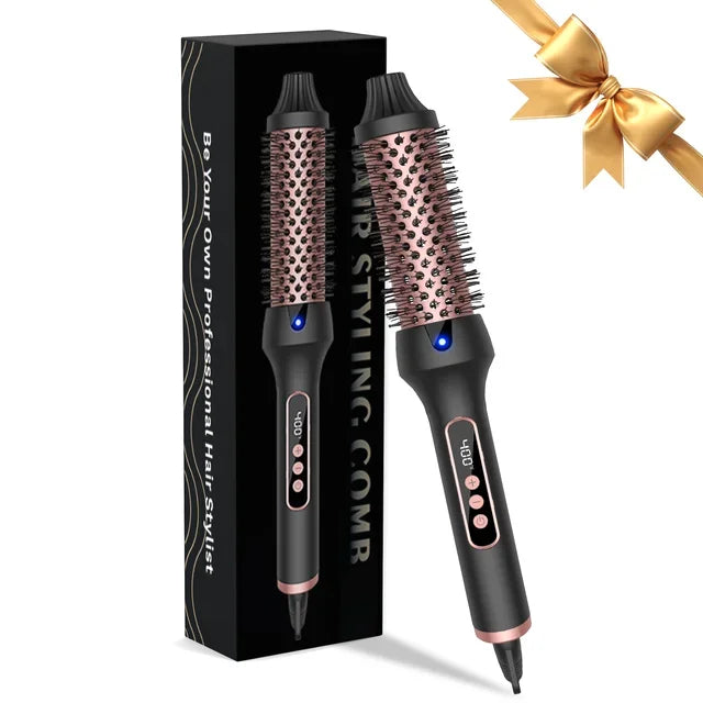SilkFusion™ 3-in-1 Heated Styling Brush for Straightening, Curling & Volumizing