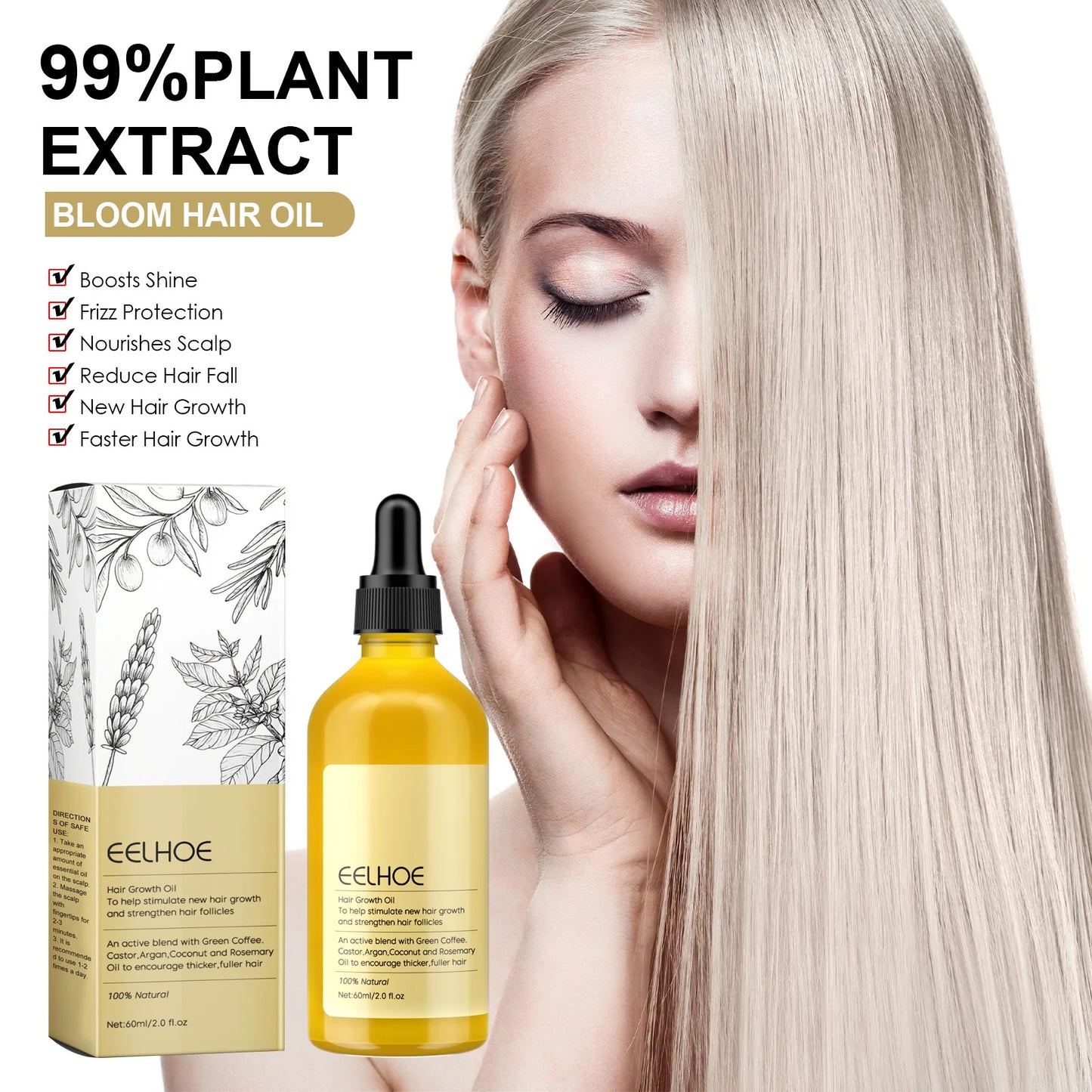 Rosemary Strengthening Hair Growth Oil