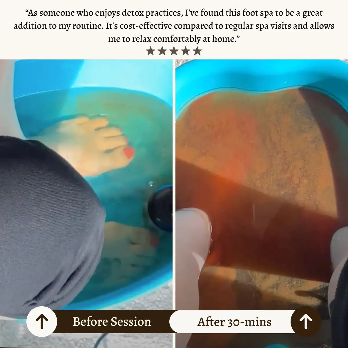 DetoxiGlow™ Revitalize Foot Detox Spa